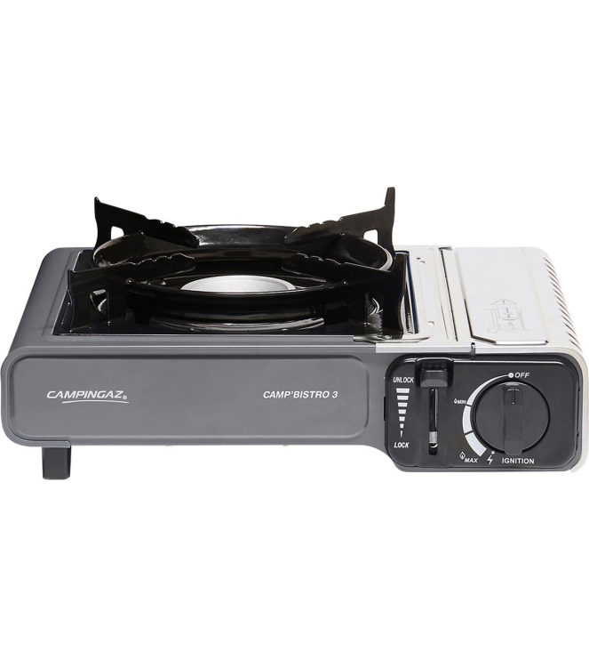Campingaz Campingaz Camp Bistro 3 gasbrander 2200W 2000038753 Campingaz kooktoestellen 2000038753 ecru bij Leerentveldvrijetijd.nl