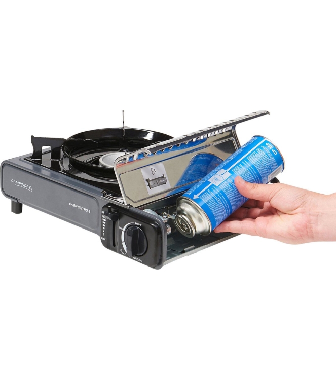 Campingaz Campingaz Camp Bistro 3 gasbrander 2200W 2000038753 Campingaz kooktoestellen 2000038753 ecru bij Leerentveldvrijetijd.nl