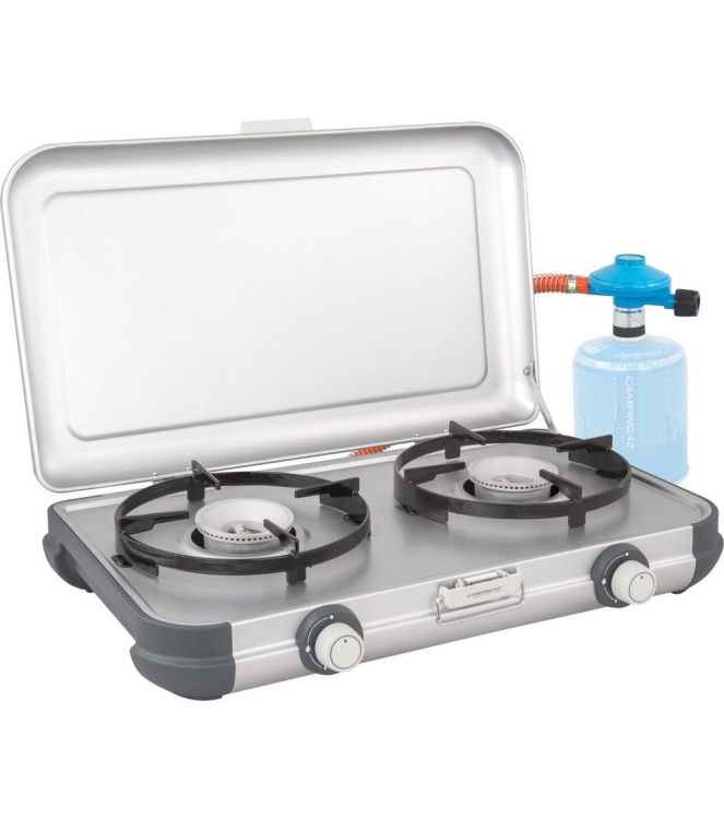 Campingaz Campingaz Camping Kitchen 2 CV  2000035522  Campingaz kooktoestellen 2000035522 ecru bij Leerentveldvrijetijd.nl