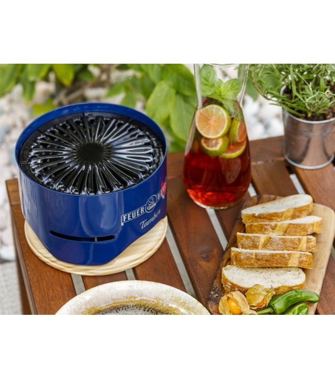 Feuerhand Feuerhand Tamber Tafel Grill kobalt blauw FH TAMBER-BL Kobalt Blauw Feuerhand kooktoestellen FH TAMBER-BL antraciet bij Leerentveldvrijetijd.nl