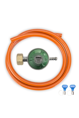 Gimeg Gimeg BBQ set propaanfles 30mbar +1,5m 