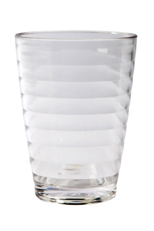 Bo-Camp Bo-Camp Limonadeglas Deluxe rib PC 360ml  Bo-Camp Bo-Camp Limonadeglas Deluxe rib PC 360ml