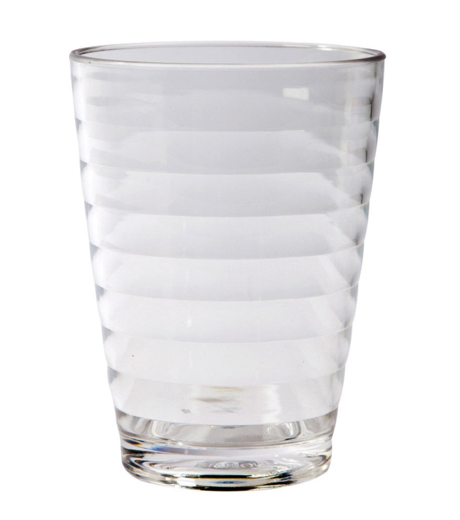 Bo-Camp Bo-Camp Limonadeglas Deluxe rib PC 360ml  6101496  Bo-Camp koken 6101496 ecru bij Leerentveldvrijetijd.nl