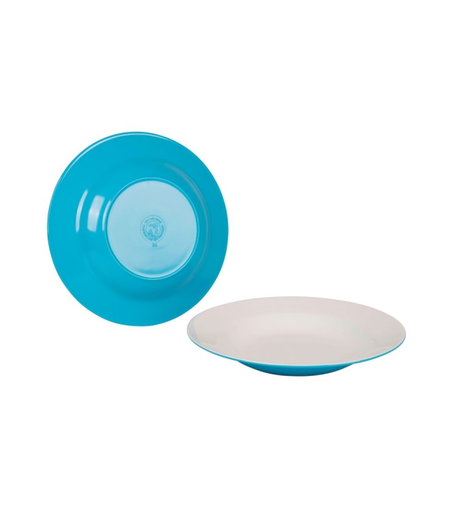 Bo-Camp Bo-Camp Diepbord melamine 2-tone blauw  6181175  Bo-Camp koken 6181175 ecru bij Leerentveldvrijetijd.nl