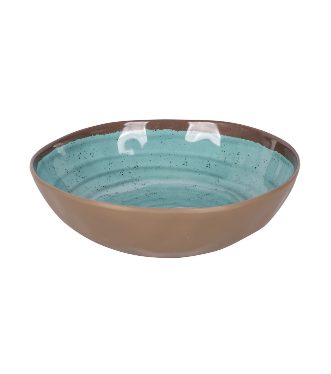 Bo-Camp Bo-Camp Servies Halo 12 delig melamine aqua 6181392 aqua Bo-Camp koken 6181392 antraciet bij Leerentveldvrijetijd.nl