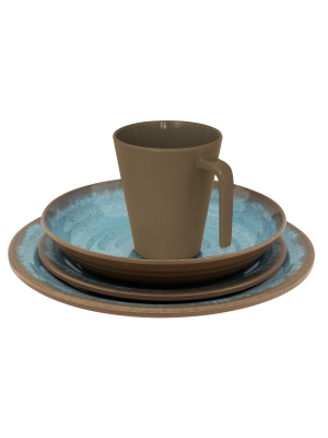 Eurotrail Eurotrail Ocean Servies 16 delig brown/blu