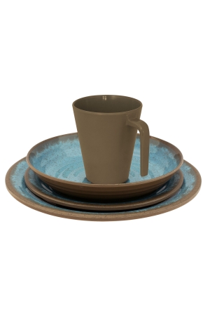 Eurotrail Eurotrail Ocean Servies 16 delig brown/blu 