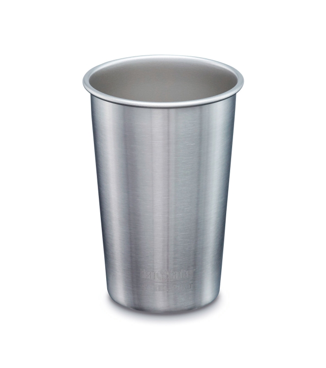 Klean Kanteen Klean Kanteen Drinkbeker 473ml/16oz - 4pack brushed stainless 1000428 brushed stainless Klean Kanteen koken 1000428 lichtblauw bij Leerentveldvrijetijd.nl