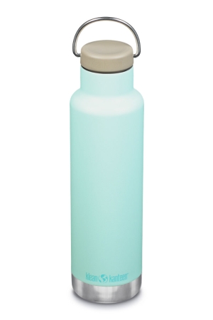 Klean Kanteen Klean Kanteen Isolatiefles Classic met ringdop, 592ml/20oz blue tint Klean Kanteen Klean Kanteen Isolatiefles Classic met ringdop, 592ml/20oz blue tint