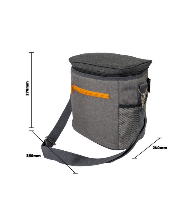 Bo-Camp Bo-Camp Koeltas 20 liter grijs  6702915  Bo-Camp koken 6702915 ecru bij Leerentveldvrijetijd.nl