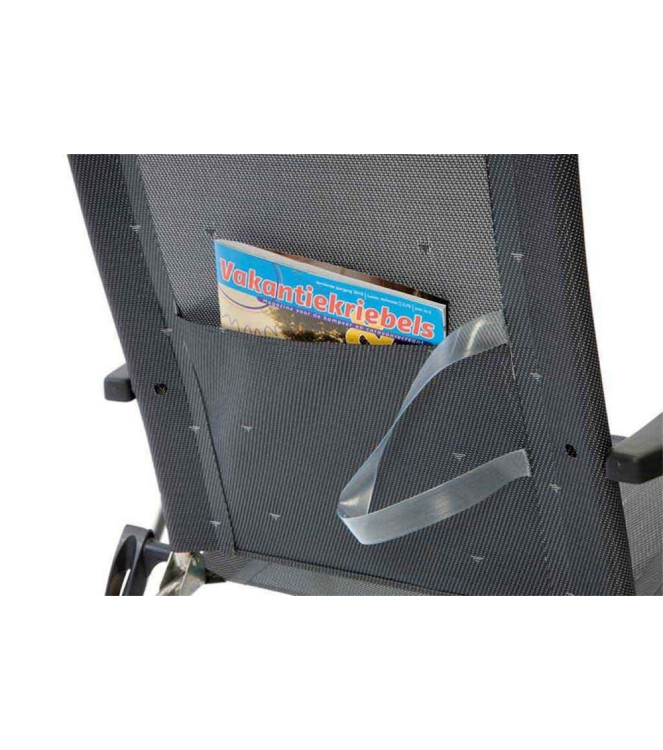 Crespo Crespo Strandstoel AL-205/40 40 grijs 1148195 40 GRIJS Crespo meubilair 1148195 lichtblauw bij Leerentveldvrijetijd.nl