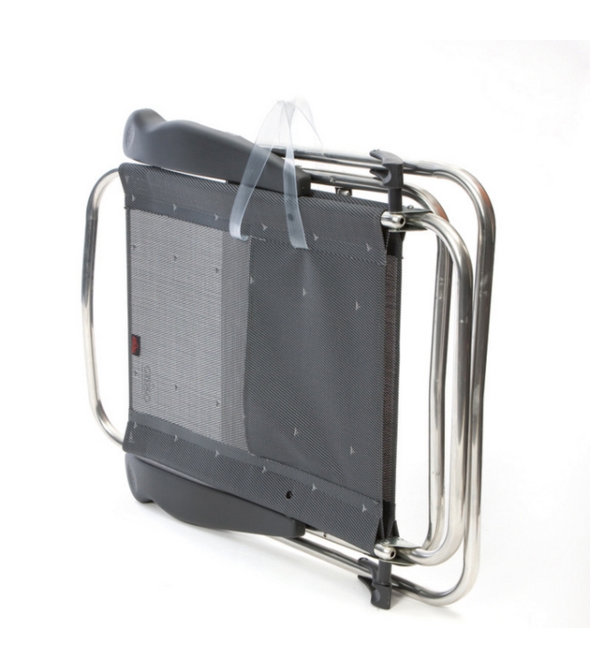 Crespo Crespo Strandstoel AL-205/40 40 grijs 1148195 40 GRIJS Crespo meubilair 1148195 lichtblauw bij Leerentveldvrijetijd.nl