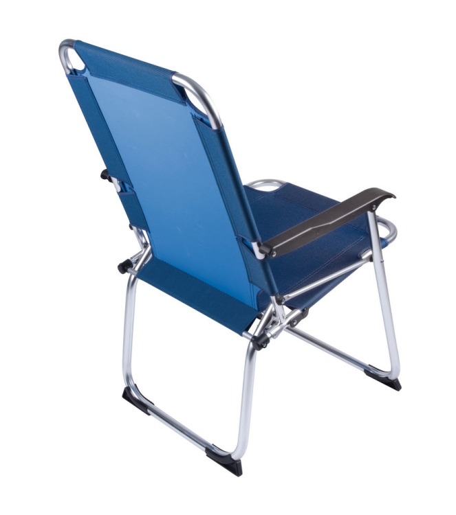 Bo-Camp Bo-Camp Stoel Copa Rio hoog aluminium blauw 1211935 Blauw Bo-Camp meubilair 1211935 antraciet bij Leerentveldvrijetijd.nl