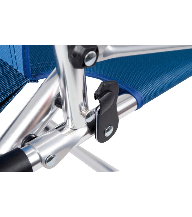 Bo-Camp Bo-Camp Stoel Copa Rio hoog aluminium blauw 1211935 Blauw Bo-Camp meubilair 1211935 antraciet bij Leerentveldvrijetijd.nl