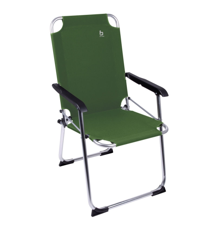 Bo-Camp Bo-Camp Stoel Copa Rio hoog aluminium classic forest 1211936 Classic forest Bo-Camp meubilair 1211936 blauw bij Leerentveldvrijetijd.nl