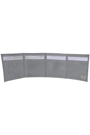 Eurotrail Eurotrail Windscherm 4 vlaks T/C met raam GREY Eurotrail Eurotrail Windscherm 4 vlaks T/C met raam GREY