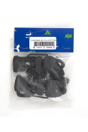 Bo-Camp Bo-Camp Voortenttapijt clips per 4 Stuks Bo-Camp Bo-Camp Voortenttapijt clips per 4 Stuks