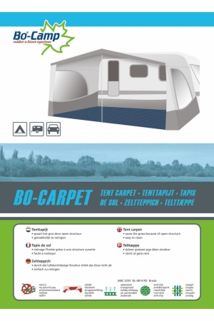 Bo-Camp Bo-Camp Tenttapijt 2,5 x 5,0 meter Blauw 