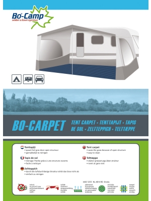 Bo-Camp Bo-Camp Tenttapijt 2,5 x 6,0 meter Blauw Bo-Camp Bo-Camp Tenttapijt 2,5 x 6,0 meter Blauw