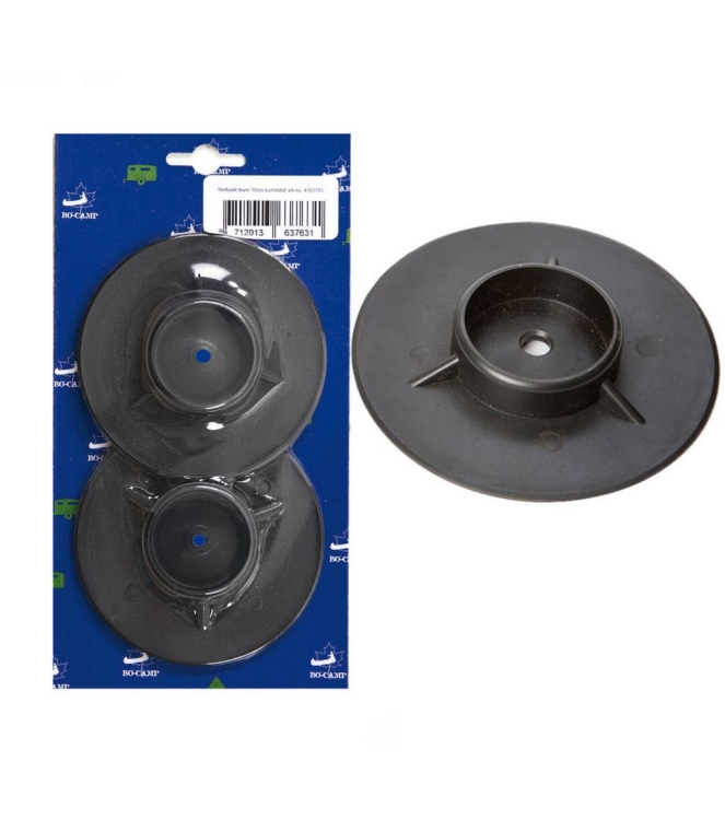 Bo-Camp Bo-Camp Tentvoet groot 10cm 2 stuks  4163763  Bo-Camp tenten 4163763 ecru bij Leerentveldvrijetijd.nl