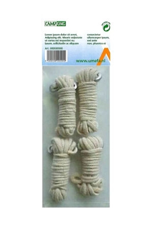 campking campking zak 4 scheerlijn katoen 3 mm 4 m 