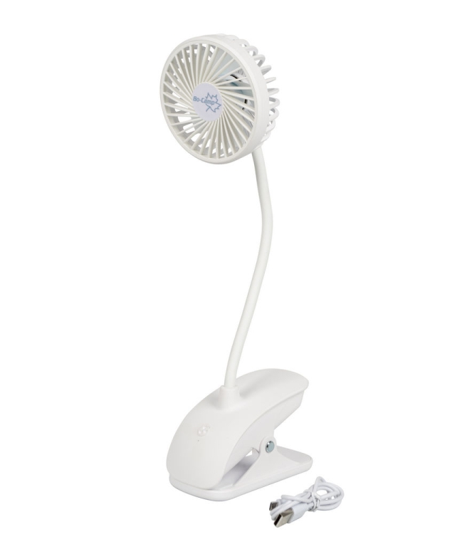 Bo-Camp Bo-Camp Tafelventilator met klem flex 8520950 Bo-Camp electra 8520950 ecru bij Leerentveldvrijetijd.nl