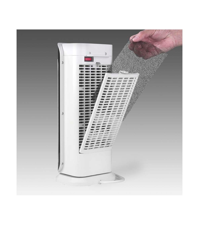 Eurom Eurom Keramische kachel 1000/2000W 8618460 Eurom electra 8618460 ecru bij Leerentveldvrijetijd.nl