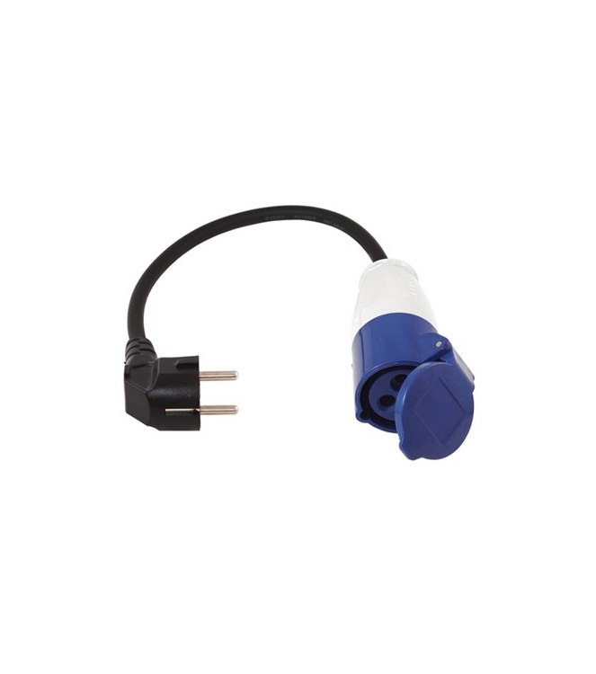 Gimeg Gimeg Verloopsnoer 35cm cee-contra  4631630  Gimeg electra 4631630 ecru bij Leerentveldvrijetijd.nl