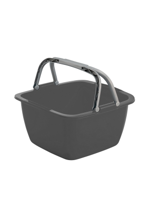 Bo-Camp Bo-Camp Wasbak Camping vierkant 18,5ltr gri  Bo-Camp Bo-Camp Wasbak Camping vierkant 18,5ltr gri