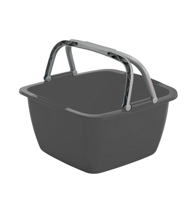 Bo-Camp Bo-Camp Wasbak Camping vierkant 18,5ltr gri  6300152  Bo-Camp caravan 6300152 ecru bij Leerentveldvrijetijd.nl