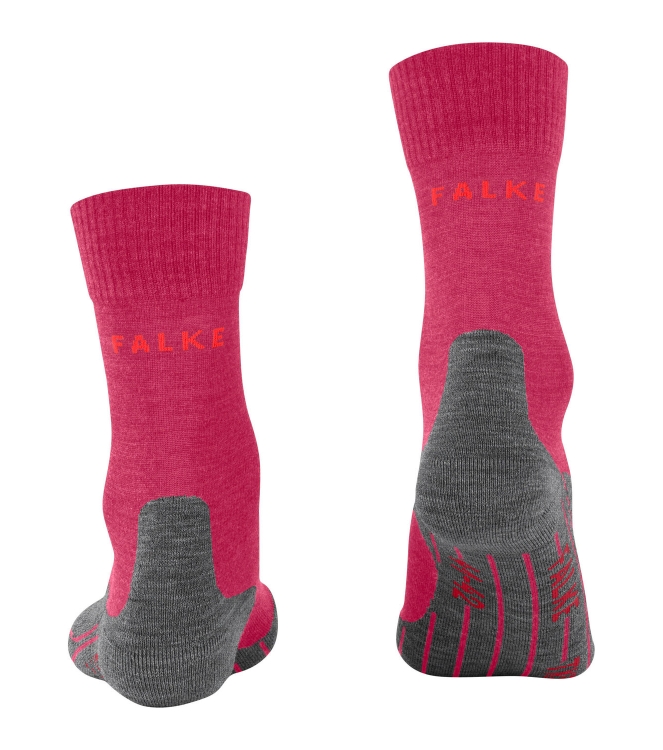 Falke Falke TK5 Wander Women 8560_rose/grey 16243 8560_rose/grey Falke wandelsokken 16243 turquoise bij Leerentveldvrijetijd.nl