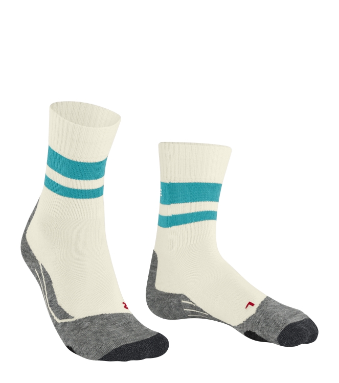 Falke Falke TK2 Explore Women 2040_off white 16445 2040_off white Falke wandelsokken 16445 roze bij Leerentveldvrijetijd.nl