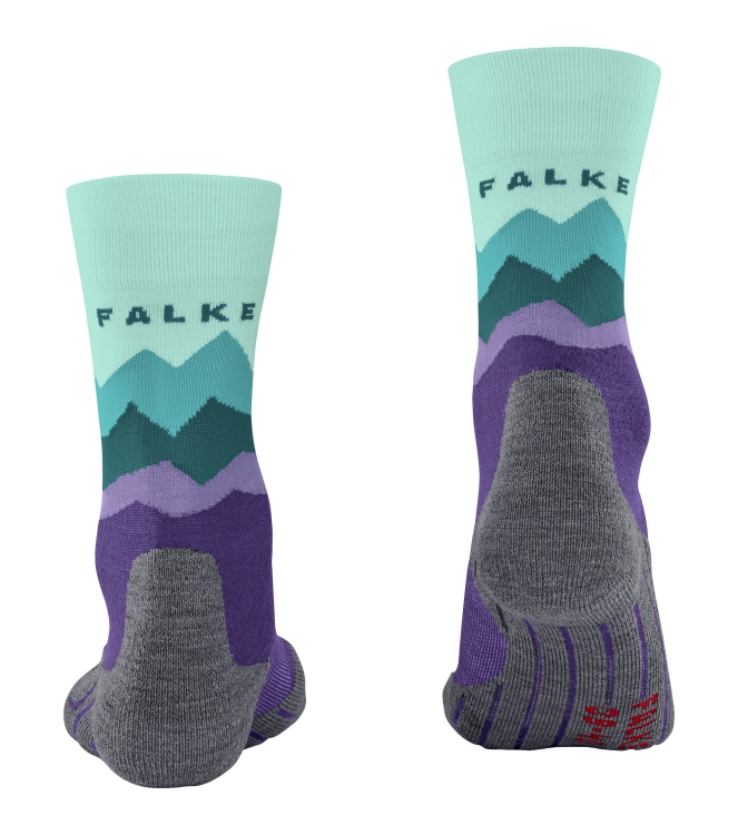 Falke Falke TK2 Explore Women 8683_amethyst 16194 8683_amethyst Falke wandelsokken 16194 blauw combinatie bij Leerentveldvrijetijd.nl