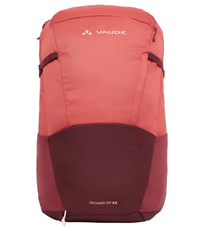 Vaude Vaude Women\'s Skomer Zip 22 dagtour rugzak 804_brick 47370 804_Brick Vaude tassen 47370 marine bij Leerentveldvrijetijd.nl