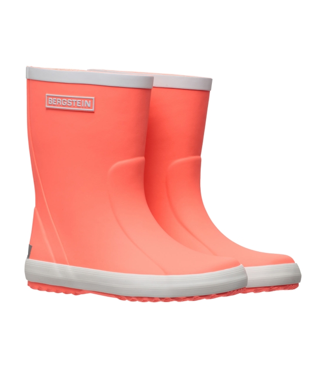 Bergstein Bergstein Classic Limited Edition Rainboot 152_neon orange BN Classic LE 152_Neon Orange Bergstein wandelschoenen BN Classic LE beige bij Leerentveldvrijetijd.nl