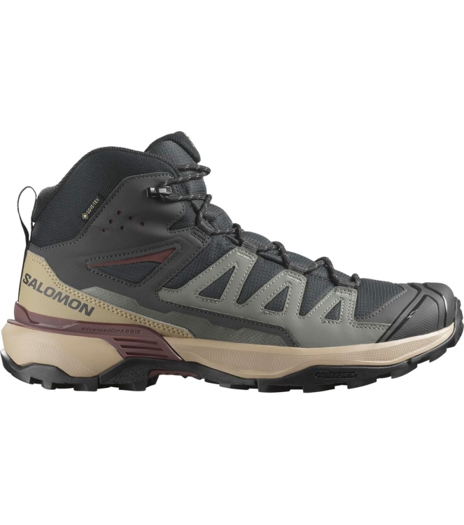 Salomon Salomon X Ultra 360 Mid GTX phantm/dsrtan L47743300 Phantm/Dsrtan Salomon wandelschoenen L47743300 lichtblauw bij Leerentveldvrijetijd.nl