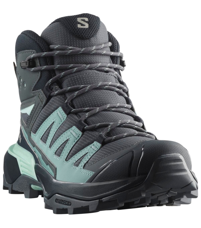 Salomon Salomon X Ultra 360 Mid GTX W turbul/carbo L47745100 Turbul/Carbo Salomon wandelschoenen L47745100 blauw bij Leerentveldvrijetijd.nl