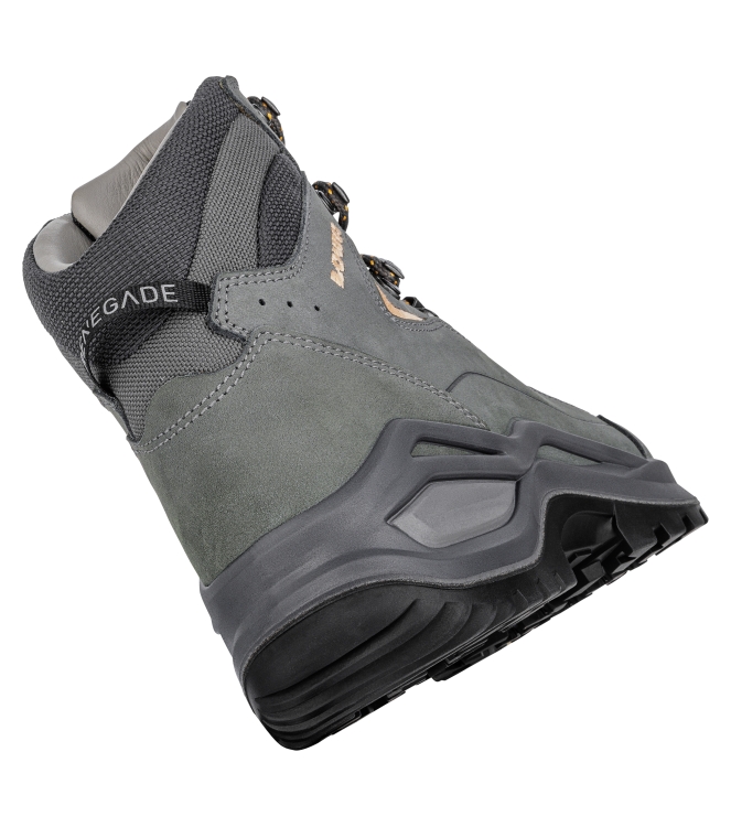 Lowa Lowa Renegade Evo LL Mid Ws 9675 graphite/apricote LM321970 9675 graphite/apricote Lowa wandelschoenen LM321970 lichtblauw bij Leerentveldvrijetijd.nl