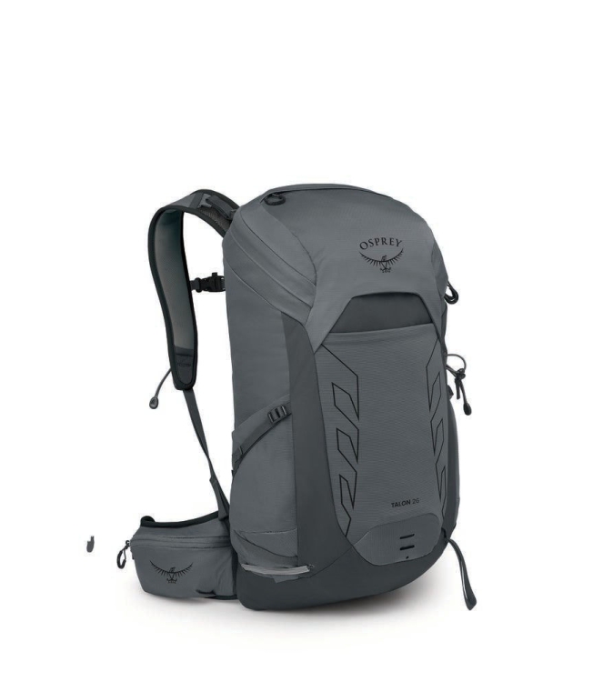 Osprey Osprey Talon 26 1087_phantom grey/dark charcoal 10006771 1087_Phantom Grey/Dark Charcoal Osprey tassen 10006771 lichtblauw bij Leerentveldvrijetijd.nl