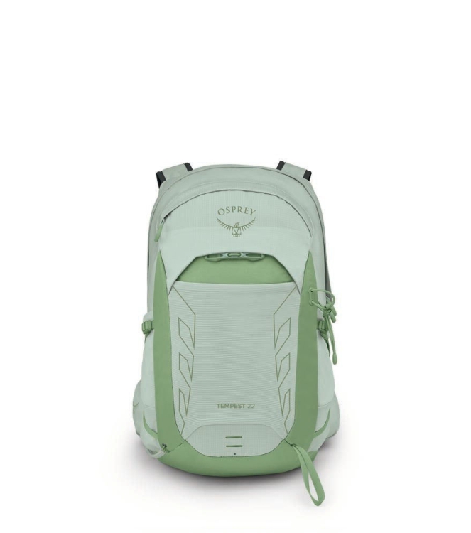 Osprey Osprey Tempest 22 dagtour rugzak 1091_frosty mint green/botanica 10006802 1091_Frosty Mint Green/Botanica Osprey tassen 10006802 zwart bij Leerentveldvrijetijd.nl
