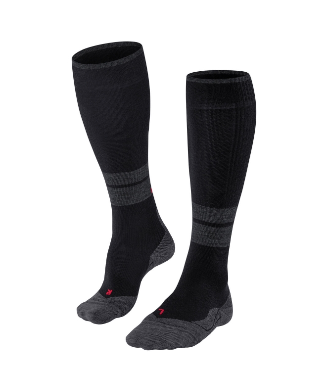 Falke Falke TK Compression Energy black 16089 3003 black Falke wandelsokken 16089 3003 licht grijs bij Leerentveldvrijetijd.nl