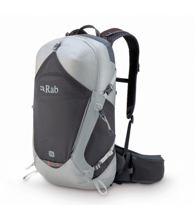 Rab Rab Protium 20 dpa_dark pewter/anthracite QAP-60 DPA_Dark Pewter/Anthracite Rab tassen QAP-60 zwart combinatie bij Leerentveldvrijetijd.nl