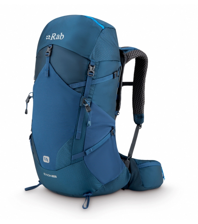 Rab Rab Exion 38 tmb_tempest blue QAP-73 TMB_Tempest Blue Rab tassen QAP-73 antraciet bij Leerentveldvrijetijd.nl