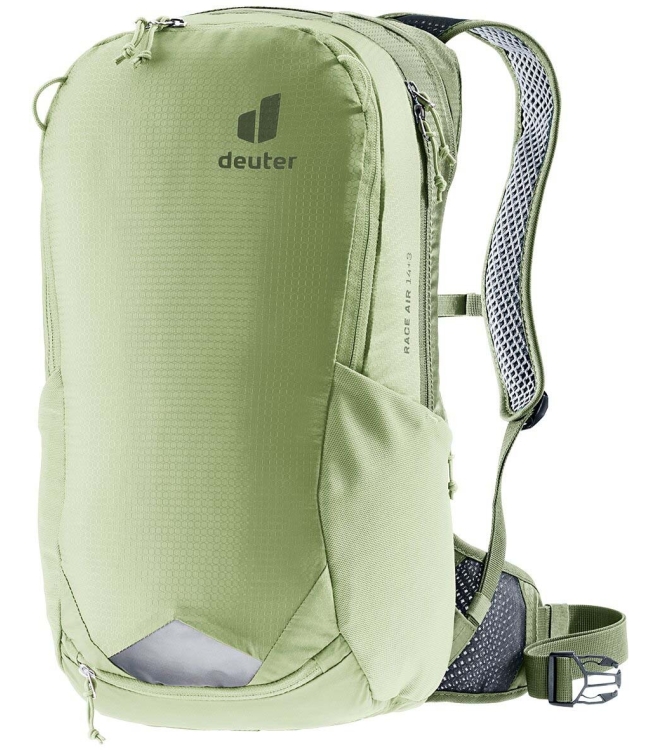 Deuter Deuter Race Air 14+3 Dagtour rugzak 1213_mineral-grove DR3204423 1213_mineral-grove Deuter tassen DR3204423 blauw bij Leerentveldvrijetijd.nl