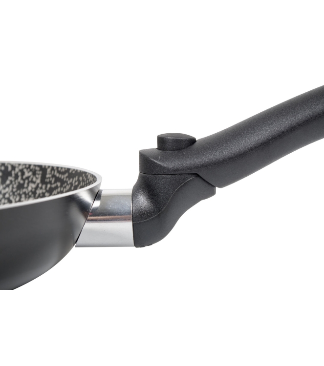 Bo-Camp Bo-Camp Koekenpan Turn d.24cm  2304428  Bo-Camp koken 2304428 ecru bij Leerentveldvrijetijd.nl