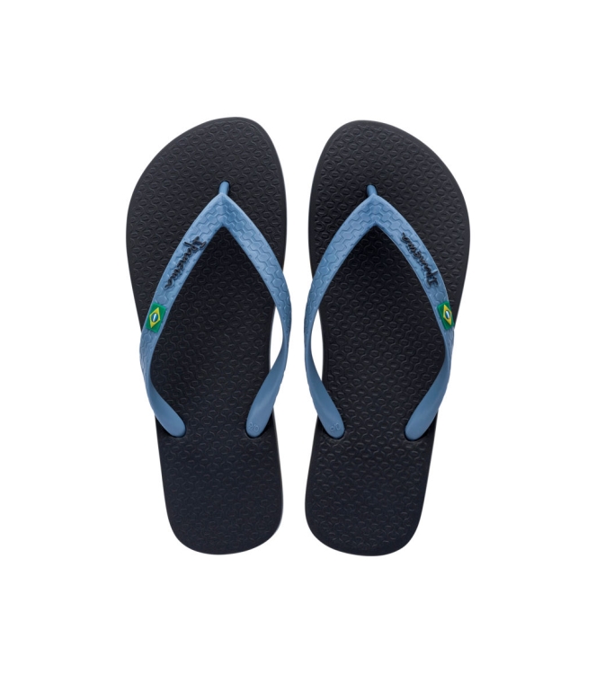 Ipanema Ipanema Ipanema Classic Brasil Heren slippers bb627_grey/blue IP 80415 BB627_Grey/Blue Ipanema slippers IP 80415 lichtblauw bij Leerentveldvrijetijd.nl