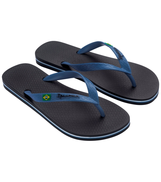 Ipanema Ipanema Ipanema Classic Brasil Heren slippers bb627_grey/blue IP 80415 BB627_Grey/Blue Ipanema slippers IP 80415 lichtblauw bij Leerentveldvrijetijd.nl