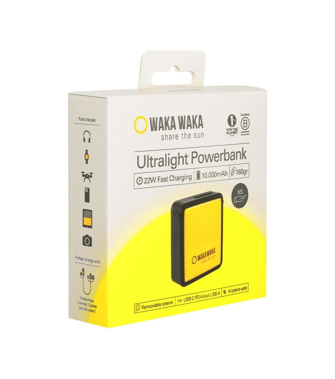 WakaWaka WakaWaka Power 10 WWP10-032501 WakaWaka electra WWP10-032501 ecru bij Leerentveldvrijetijd.nl