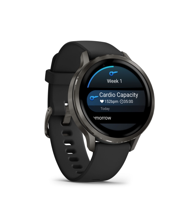 Garmin Garmin Venu 4 - 41mm Slate met zwarte siliconen band 010-03013-02 Garmin orientatie 010-03013-02 ecru bij Leerentveldvrijetijd.nl