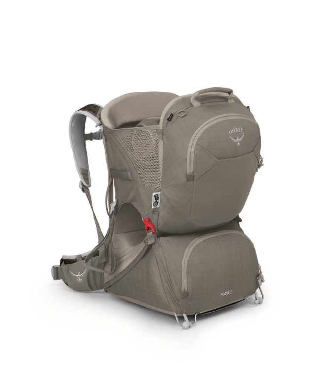 Osprey Osprey Poco LT Child Carrier tan concrete 10005964 Tan Concrete Osprey tassen 10005964 marine bij Leerentveldvrijetijd.nl